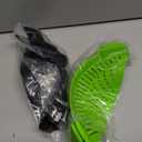 2 Pcs Clip on Strainer, Pot Strainer for Pasta Meat Vegetables Fruit, Silicone Strainers - Fit All Pots Bowls. (Black, Green)