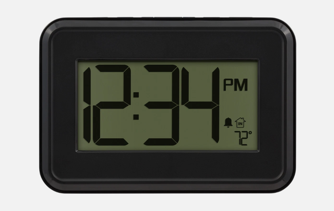M80307 La Crosse Technology Digital Wall Clock with IN Temperature & Timer