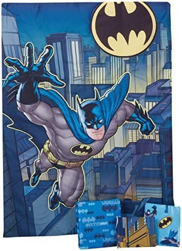 Warner Brothers Batman 4 pc Toddler Bedding Set