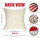 Fahrendom Hello Valentines Day Decorative Throw Pillow Covers 18 x 18 Set of 4, Red Heart Truck Buffalo Plaid Porch Outdoor Pillowcase, Romantic Anniversary Wedding Sofa Couch Cushion Case Home Decor