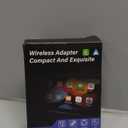 2026 Wireless CarPlay Adapter for iPhone & Android Wired to Wireless CarPlay & Android Auto Plug and Play Fast Auto Reconnect Stable Control Compatible for iOS 10+ & Android11+ Subwoofers