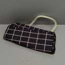 Lunch Bag Women/Men Lunch Box Women/Men (Black+Pink Blocks)