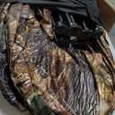 Hunting Chair Blind, 1/2 Man One-Way See Through Ground Blind, Portable 1/2 Person Camouflage Chair Tent with Carrying Bag