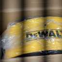 DEWALT DXF2490 High Velocity Fan, Floor Fans, 24 Inch Large Electric Metal Rotating Industrial Fan with 360 Adjustable Tilt & Large Wheel, Drum Fans for Outdoor and Warehouse, Yellow