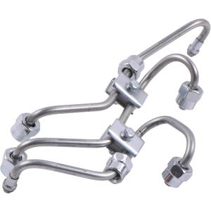 Fuel Injection Pipe Set 16851-53720 16851-53710 16861-53733 Compatible with Kubota D722 D782 Engine, Tractor B7400HSD, B7410D, G1800, GR2120, GR2100