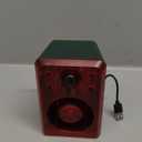 OUDAER Solar Outdoor Motion Sensor Alarm - Dog Barking & Gunshot Sound, Support Recording and Volume Adjustment, 130dB Noise with Flashing Light to Deter Raccoon, Deer, Skunk, Bear, Coyote