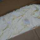 HAINARverS Stretch Spandex Folding Chair Covers 30PCS Universal Fitted Chair Cover Protector for Wedding,Party, Banquet, Holidays, Celebration, Decoration(Ivory, 30 PCS)