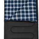 100% Cotton Flannel XXL 3-4 Season Sleeping Bags for Adults, 87"x36"/220cm x 90cm