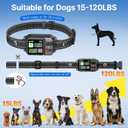 GPS Wireless Dog Fence System, Circular Electric Fence for Dogs | Adjustable Range from 49 to 6561 ft | GPS Positioning, Protection Mode, 100% Waterproof | Outdoor Use Only