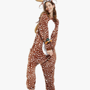 Women Deer Costume Adult Reindeer Onesie Onepiece Pajama
Size S