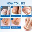 2 x Ingrown Toenail Removal Kit - 50 Pcs Pain-Free Ingrown Toenail Corrector Strips with Toe Nail Lifter Painless File - Easy Use Ingrown Toenail Tools Kit