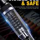 Test Light Automotive, 6V-12V-24V Circuit Tester with Light for Continuity Voltage Electrical Fuse Tester, Car Electric Tester Pen ABS Handle with Sharp Probe&Alligator Clip for Sedan, SUV, RV, Truck (Bright Tungsten Bulb)