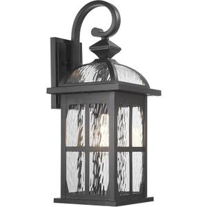 Darkaway Large Outdoor Wall Light, 22inch Exterior Light Fixture with Water Ripple Glass, Aluminum Outside Lights Sconces Exterior Lighting for House Porch Patio Doorway Garage