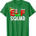 Elf Squad Christmas Matching Family Toddler Boy Girl Funny T-Shirt, Large 