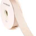 Light Champagne Silk Satin Ribbon 1 Inch x 30 Yard Handmade Frayed Chiffon Ribbon for Gift Wrapping Wedding Invitations Bridal Bouquets Home Decor