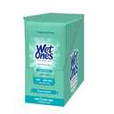 Wet Ones Sensitive Skin Hands and Face Wipes, 20 Count Travel Pack (Pack of 9)