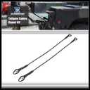 Pair Rear Tailgate Cables Lift Gate Support Straps Pickup for Dodge for Ram 1500 2500 3500 55276074AC Durable Material