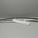 Tape-On Smoke Tint with Chrome Trim Window Visors Compatible with 2018-2022 Honda Accord Sedan Shatterproof Window Deflectors 4pcs
