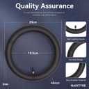 10x2.5" E-Scooter Tire. 60/70-6.5 Scooter Inner and Outer Tire Sets. Replacement Wheels for Ninebot G30 Max/ G30 G30D/ G30LP Mobility Electric Scooters