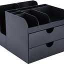 Vencer Coffee Condiment and Accessories Caddy Organizer,Black VCO-002