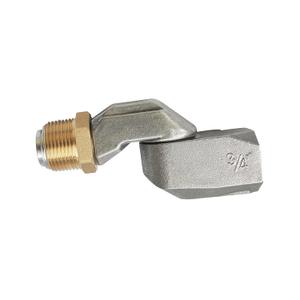 3/4 Inch NPT Fuel Hose Swivel 360 Rotating Connector for Fuel Transfer Pump Fuel Nozzle Multi Plane Fuel Plane Swivel 19mm Male 19mm Female