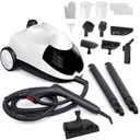 Steam Cleaner 1.5L Steamer for Cleaning Fast Heating 6-in-1 Multi-Surface with 8 Accessories UL499 Certified Portable High Pressure Steam Cleaner for Home, Car, Floors, Sofas, Tiles, Grout