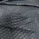 Amazon Basics Waffle Weave Shower Curtain, 72" x 72", Navy Blue