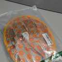 SYCOOVEN Cat Tunnel Bag for Indoor Cats, Pet Collapsible Tunnel Crinkle Sack Bag with 1 Little Mouse & Toy Ball, Crinkle Paper Interactive Cat Toys Hide and Seek(Orange Pattern)