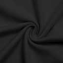 LilyCoco Women Polo Sweatshirt Graphic Pockets Lightweight Sweatshirts Black Medium (Black, M)