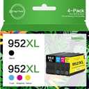 952xl Ink Cartridge Combo Pack LOMEN Compatible 952 XL Ink Cartridge Replacement for HP 952XL 952 Ink cartridges for OfficeJet Pro 7740 8210 8216 8218 8710 8715 8716 8717 8718 8719 (4 Pack, BK/C/M/Y)