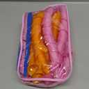 40pcs Heatless Spiral Hair Curlers for Long Hair - Heatless Curls Overnight 22inch Magic Hair Rollers No Heat Curlers for Women Kids (Pink&Orange)