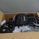 Economy Knee Scooter Steerable Knee Walker for Foot Injuries Compact Crutch Alternative with Dual Braking System (Black)