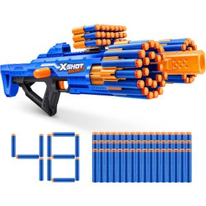 XSHOT Insanity Bezerko by ZURU - 48 Dart Outdoor Toy with Air Pocket Technology and Storage for Boys, Girls, Teens and Adults (Berzerko)