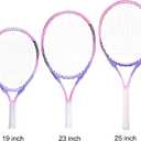 Senston 19" Kids Junior Tennis Racquet for Kids Children Boys Girls Tennis Rackets with Racket Cover
