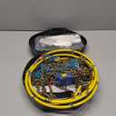 Auto Tightening Snow Chains for Cars, SUVs & Pickup Trucks  1-Min Quick-Fit Auto Installation, Reusable Universal Emergency Traction Tire Chains  Set of 2ALN130