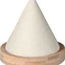 Pangkeep Bamboo Cone Bracelet Display Stand for Show Selling (Beige)