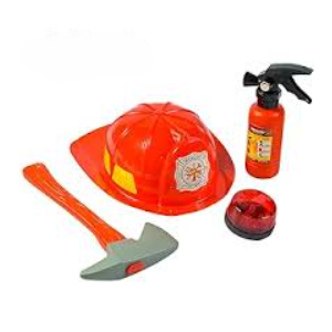 Boy Girl Firefighter Roleplay Toy with Fire Extinguisher and Authentic Accessories for Boy Girl Fun Fireman Costume Play Set for Imaginative Adventures