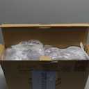 Fridge Organizers and Storage, 6 Pack Clear Freezer Organizer Bins with Lids for Kitchen, Pantry, Refrigerator, Food, Fruit, Vegetable Storage (6 Bins (No Pull-out Drawer))