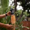 TIKI Bamboo Tiki Torches 4-Pack Weather-Resistant Outdoor Dcor with Easy-Pour Wide-Mouth Canister Refill for Patio, Garden, Backyard, and Parties, 57-Inch Citronella Torches