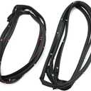 72325-SDA-A01 1 Pair Front Door Seal Rubber Strip, Replacement for Honda Accord Sedan 2003 2004 2005 2006 2007, Replaces 72365-SDA-A01