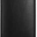 MoKo Laptop Sleeve Compatible with 13.3 MacBook Air Pro, iPad Air/Pro 13 inch, PU Leather Notebook Briefcase Carrying Bag Slim Stylish Case Pouch, Black