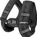 APEXUP Weighted Vest with 5lbs/10lbs/15lbs/20lbs/25lbs/30lbs Weights and Reflective Stripe, Weight Vest Men Women for Workout, Strength Training, Running (Black)