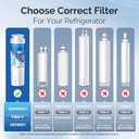 ICEPURE UKF8001 Compatible with Whirlpool EDR4RXD1, 4396395, Maytag UKF8001, UKF8001AXX, EveryDrop Refrigerator Water Filter 4, RFC0900A, UKF8001AXX-200, UKF8001P, 469006, PUR, Puriclean II, Pack of 3