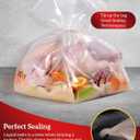Brining Bags for Turkey, 26"22", 4 Pack, Double Zipper Seal Thickened Brine Bags, No BPA Material, with 2 Cotton Strings for Marinating, Holds up to 35lbs