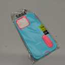 AICase for iPhone 15 Pro Max Case Built-in Stand with Glass Screen Protector,Heavy Duty Drop Protection Full Body Rugged Shockproof Military Protective Tough Durable for iPhone 15 Pro Max 6.7"_3 (Water Blue/hot pink+Glass Protector)