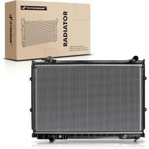 A-Premium Engine Coolant Radiator Assembly with Transmission Oil Cooler Compatible with Toyota T100 1993 1994 1995 1996 1997 1998