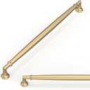 10 Pack Champagne Bronze Cabinet Pulls 10 Inch(254mm) Kitchen Cabinet Handles Cabinet Hardware for Drawer Pulls (10" Hole Center)