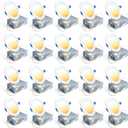 Ensenior 20 Pack 4 Inch LED Recessed Light, Dimmable, 2700K-5000K 5CCT, 750LM High Brightness, 9W 120V, Damp Rated, ERL-9X-ETL, Ultra-Thin Canless Wafer Light - ETL & FCC & IC