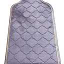 Muslim Prayer Mat, Thick Soft Velvet Muslim Rug, Portable Muslim Prayer Rug, Turkish Prayer Carpet,Janamaz Sajada Carpet for Men and Women Plain Solid Prayer Mat Ramadan Eid Gift.-Gray Purple