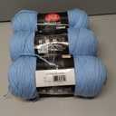 3 x RED Heart Super Saver Yarn, Light Blue